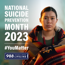 National Suicide Prevention Month 2023 #YOU MATTER