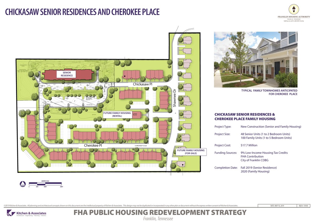 Chickasaw Senior Building Site Plan