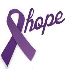 Domestic Violence Hope Purple Ribbon