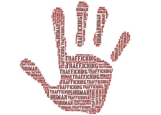 Stop Trafficking Hand