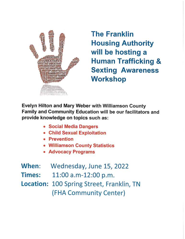 FHA Workshop Flyer