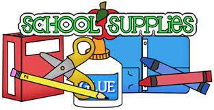 School Supplies (Glue, Scissors, Crayons)