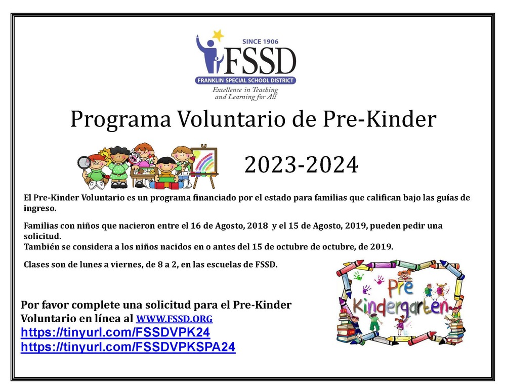 VPK Community flyer Spanish Flyer