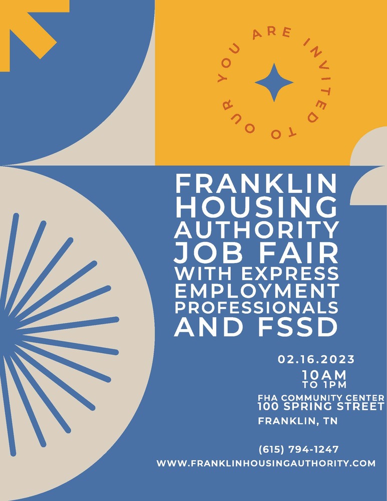 FHA Job Fair Flyer