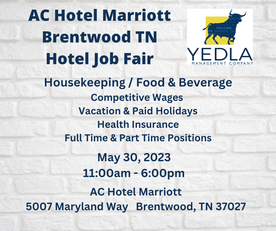 Marriott Job Fair Flyer