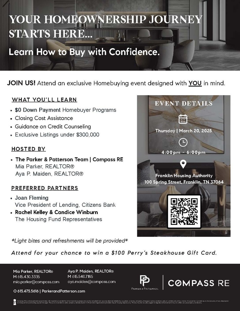 FHA Staff and Residents Homebuyer Event Flyer