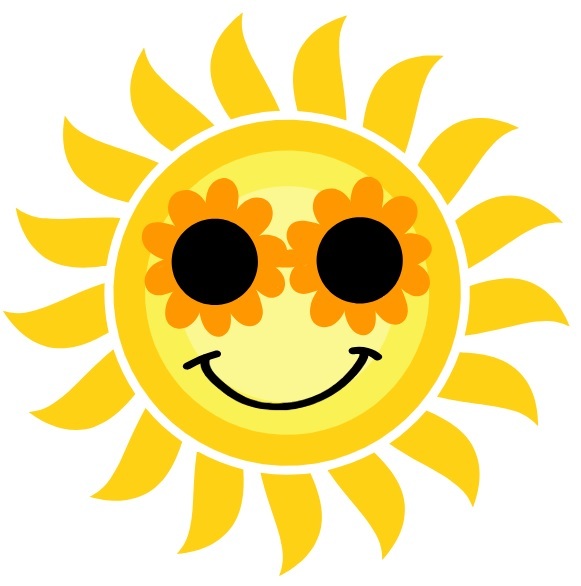 Sunshine with orange flower sunglasses