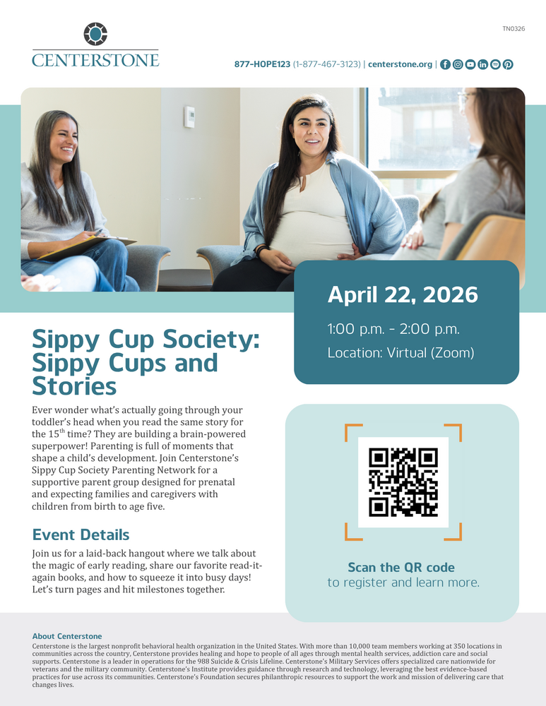 April Sippy Cup Society Flyer