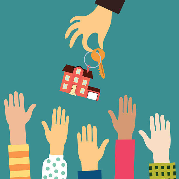 Keys handed to waiting hands