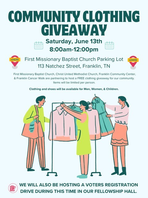 Community Clothing Give Away_Flyer