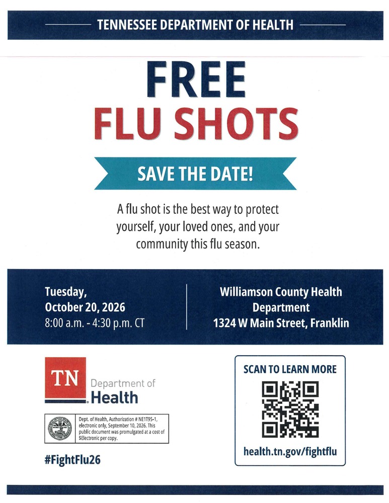 Save the Date - TN Department of Health - Flu Shot Flyer_Page 1