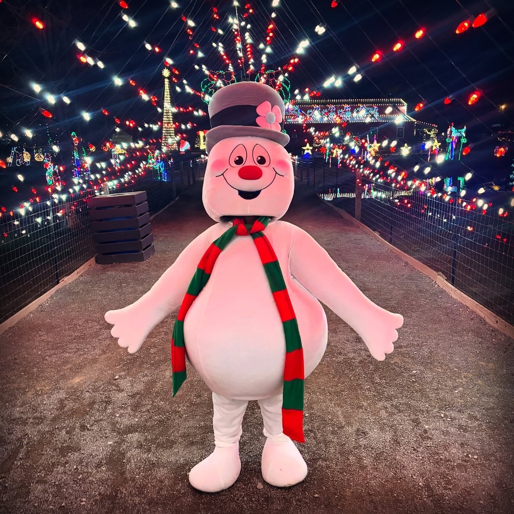 Holly Jolly Festival Frost the Snowman Blow up decoration